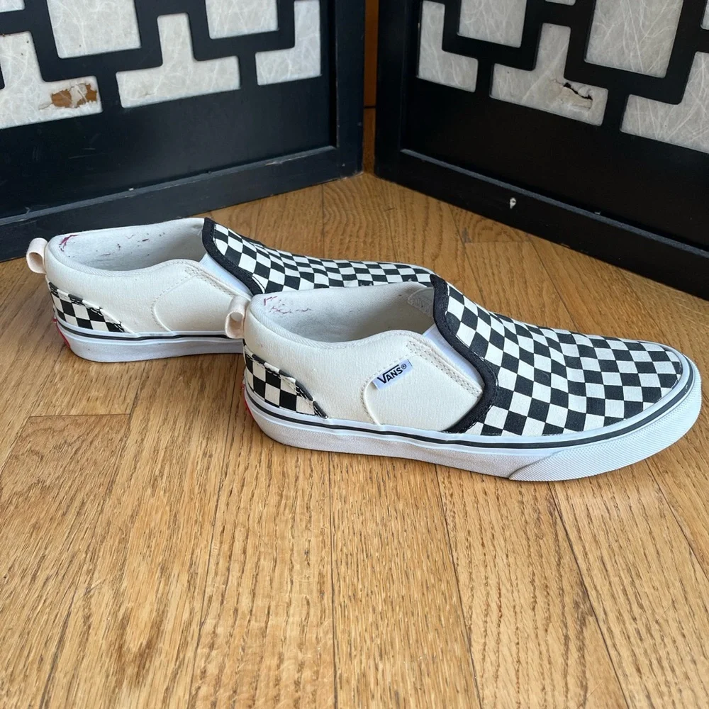 Unisex Vans Classic Slip-On Checkerboard Shoe - Picture 3 of 7